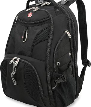 SwissGear 1900 Scansmart TSA 17 Laptop Backpack, Black, 19-Inch