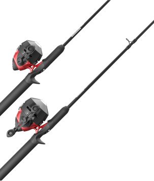 Zebco 202 & 404 Spincast Reels and Fishing Rod Combos (2-Pack)
